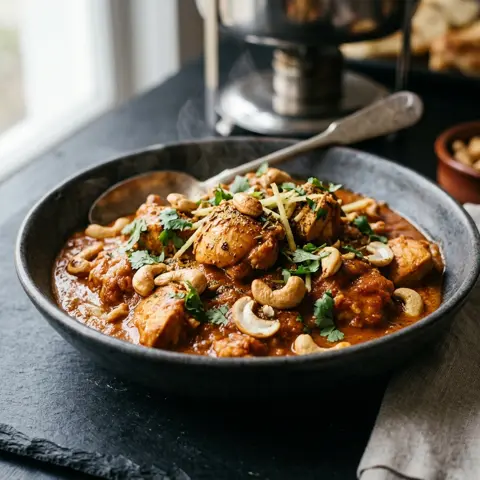 Poulet royal aux noix de cajou