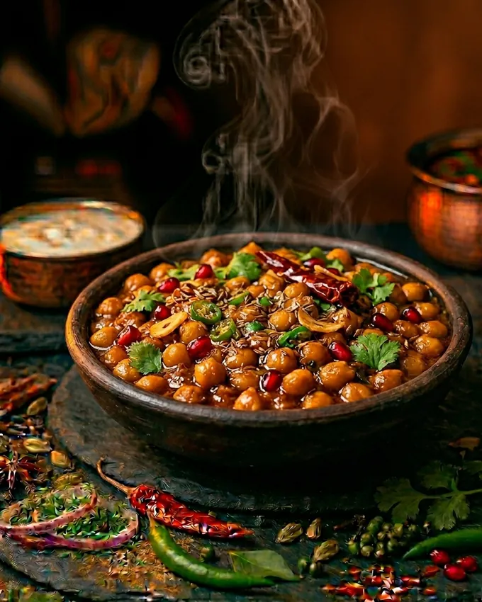 Pois chiches mijotés